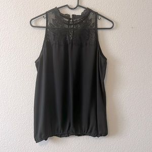 New York & Company Black Lace tank top